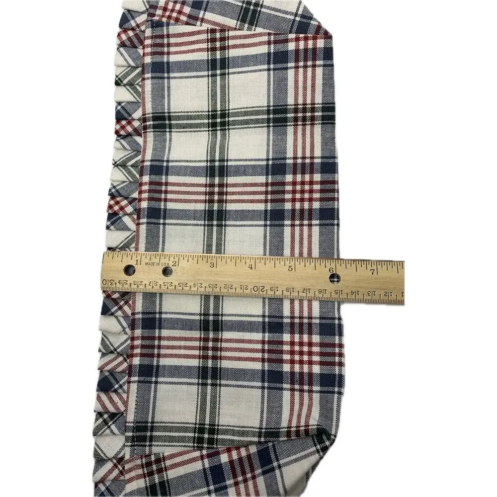 Longaberger MARKET DAY PLAID EASTER BASKET LINER Only‎ NEW 269052 10x3.75